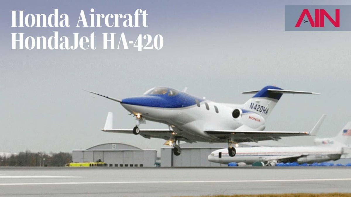 HondaJet first flight 20th